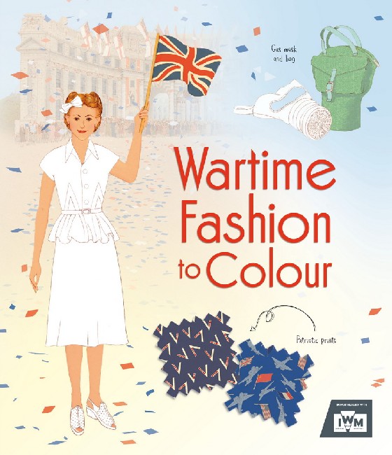 фото Книга wartime fashion to colour usborne