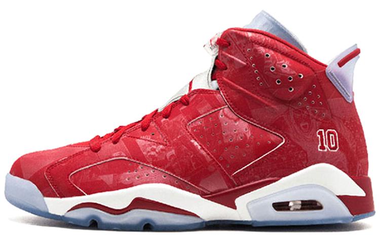 

Кроссовки унисекс Jordan Air Jordan 6 retro slam dunk красные 47.5 EU, Красный, Air Jordan 6 retro slam dunk