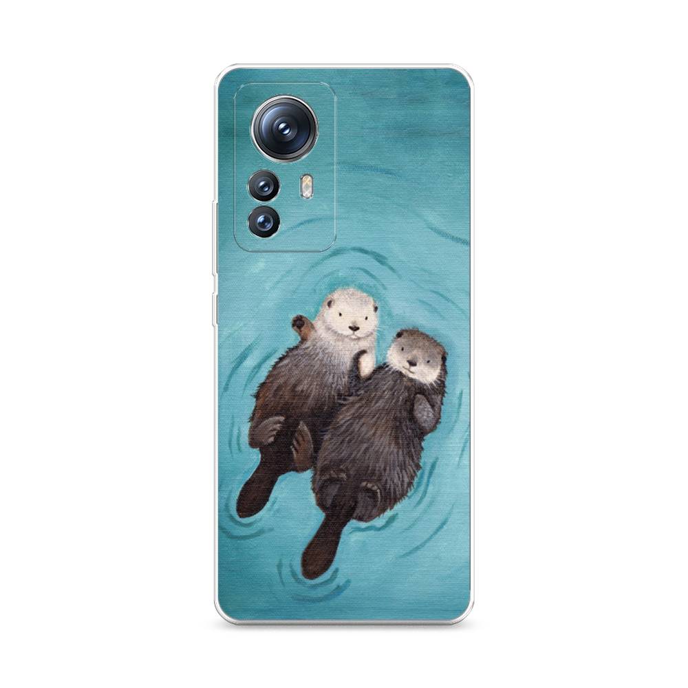

Силиконовый чехол Awog "Парочка бобров" для Xiaomi 12S Pro, Голубой, 316150-10