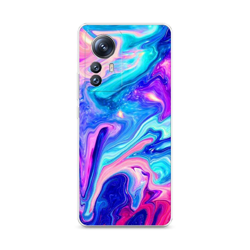 

Силиконовый чехол Awog "Потеки краски" для Xiaomi 12S Pro, Разноцветный, 316150-10