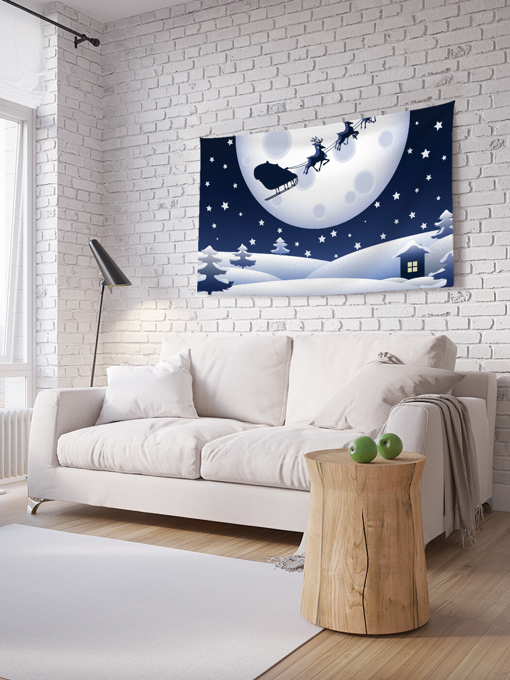 

Горизонтальное фотопанно JoyArty Рождественское чудо, из ткани, 100х150 см
