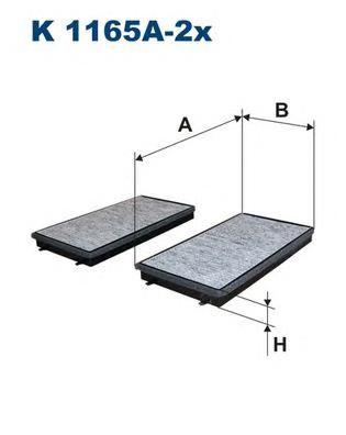 

Фильтр салона FILTRON K1165A2X