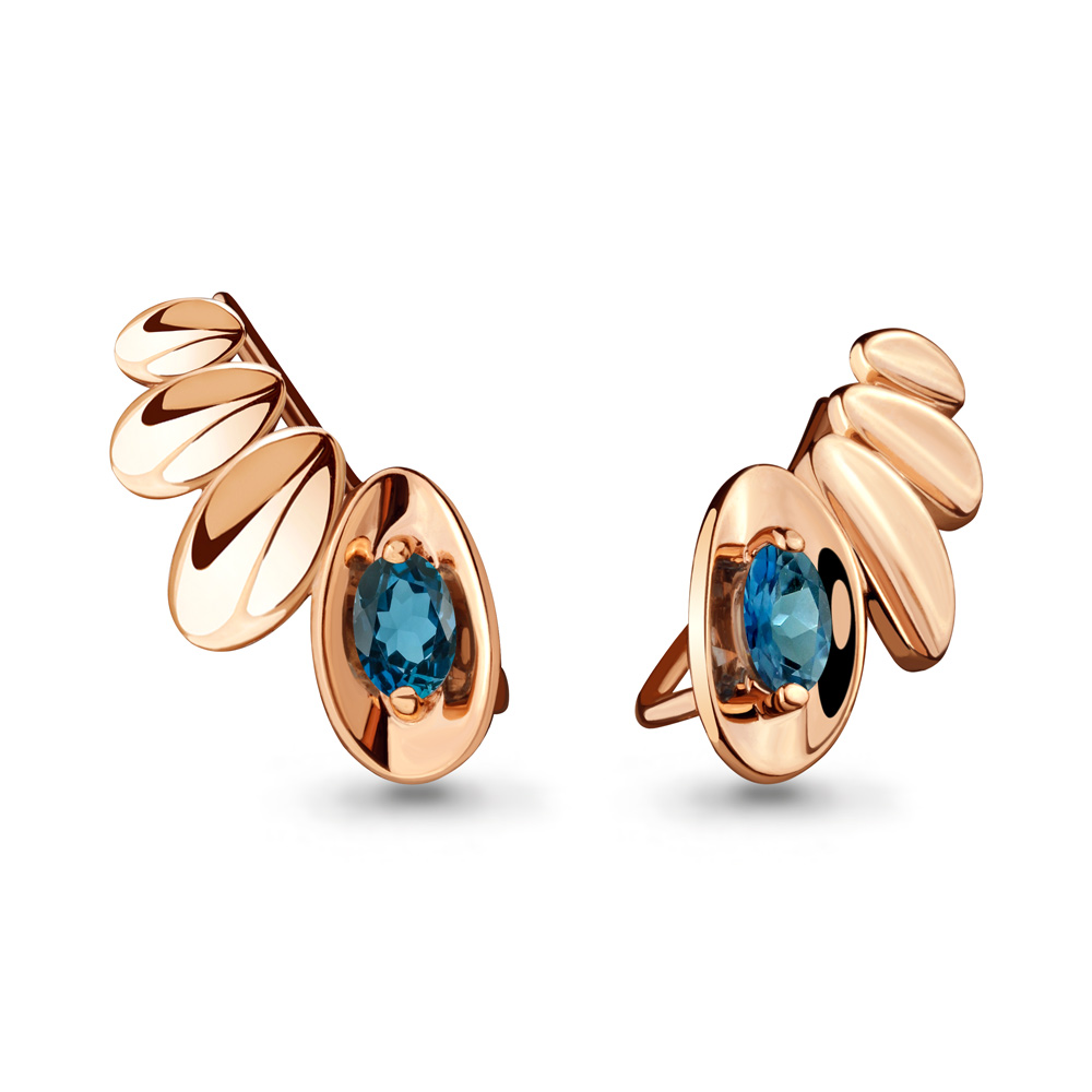 

Серьги из серебра с топазом Aquamarine Aquamarine 4722308_925_з, 4722308_925_з