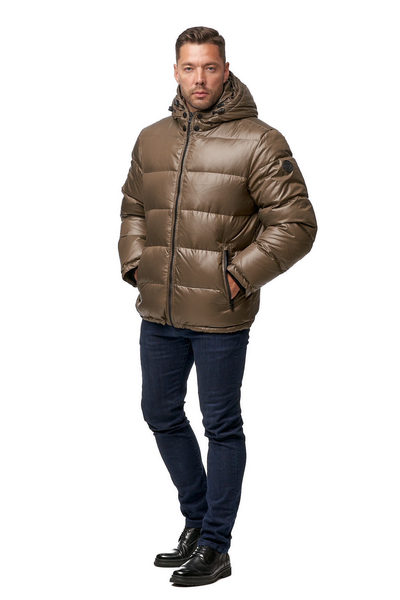 

Пуховик мужской МОСМЕХА 8012408 зеленый 50 RU, 8012408