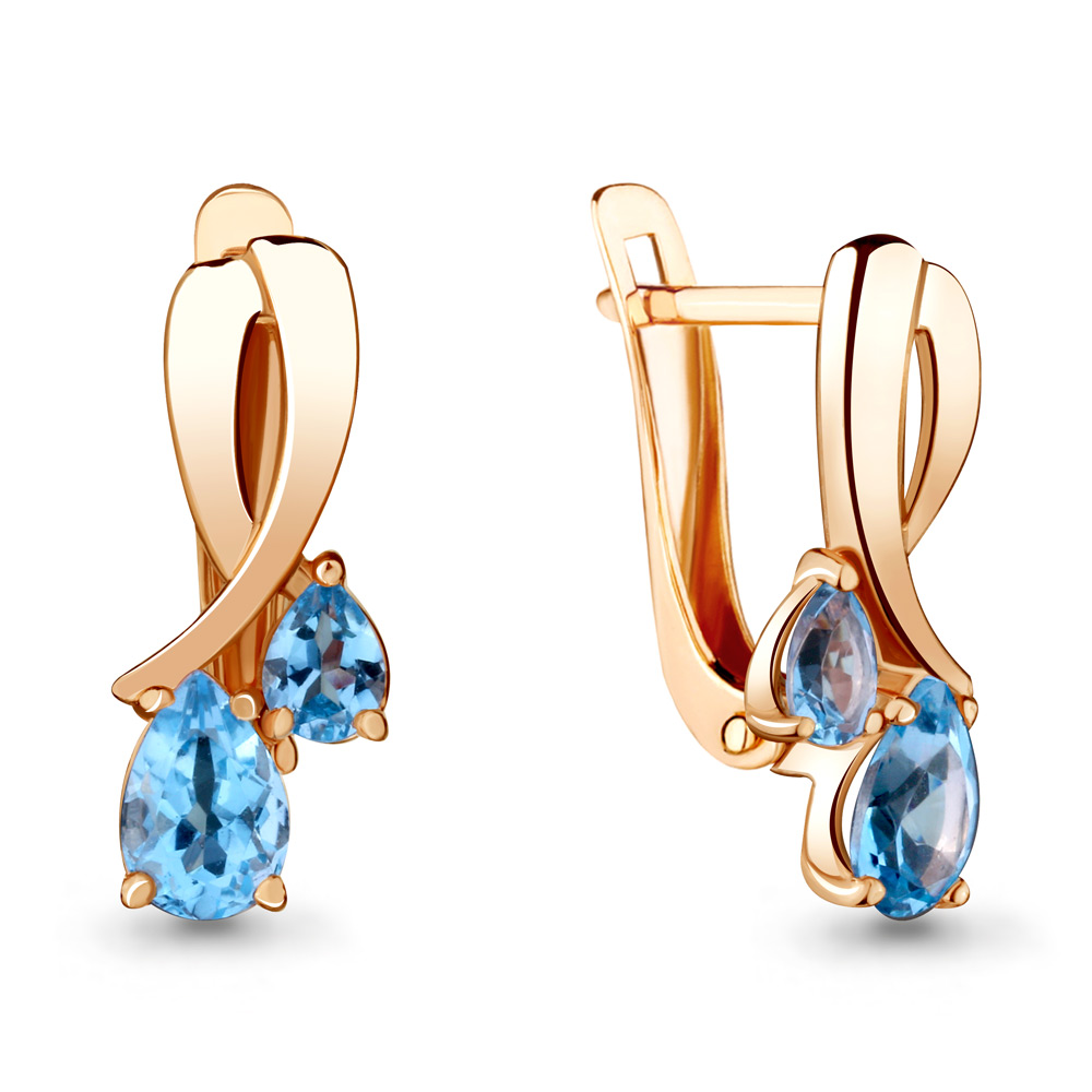 

Серьги из серебра с топазом Aquamarine Aquamarine 4721505_925_з, 4721505_925_з