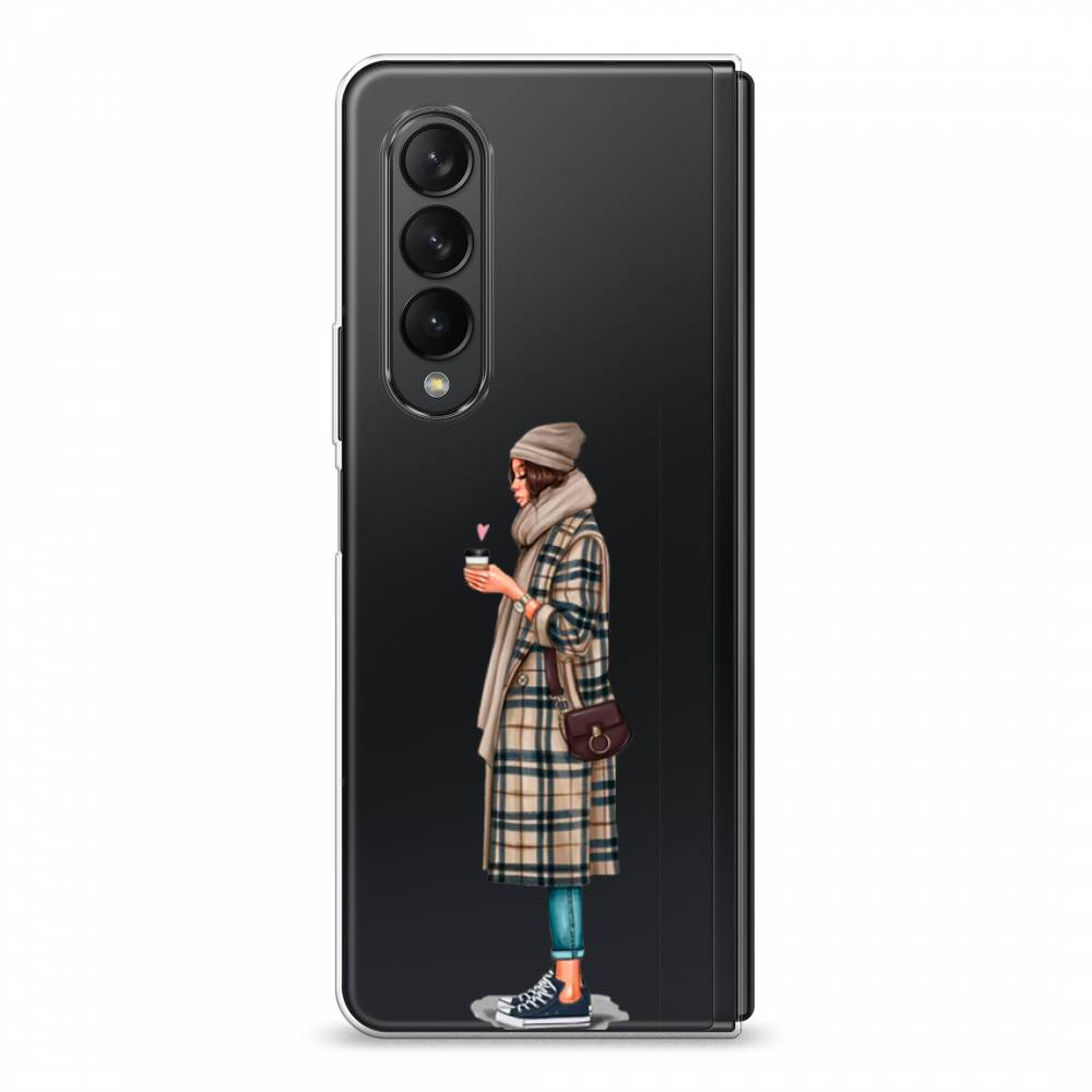 

Чехол на Samsung Galaxy Z Fold 3 "Утренний кофе", Коричневый;бежевый, 2103650-6