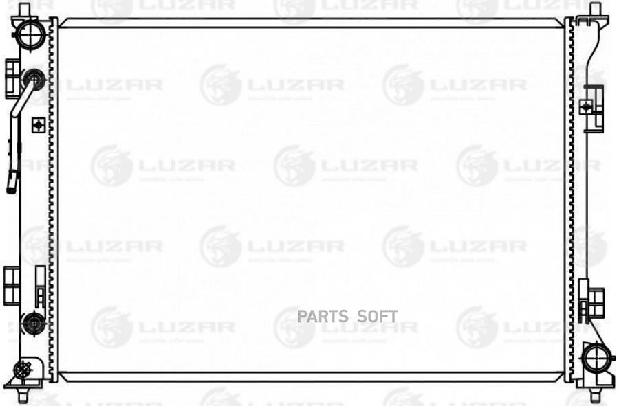 

LUZAR Радиатор охл. для ам Kia K5 (20-) 2.0i2.5i (LRc 0880)