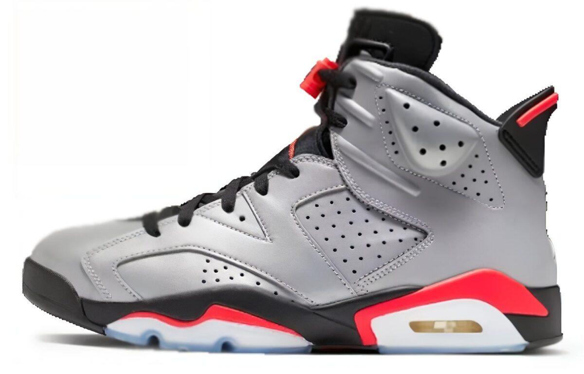 

Кроссовки унисекс Jordan Air Jordan 6 retro reflections of a champion серебристые 41 EU, Серебристый, Air Jordan 6 retro reflections of a champion