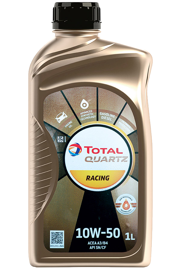

TOTAL Масло моторное синтетическое QUARTZ RACING 10W-50, 1л замена номеру 166256 213770