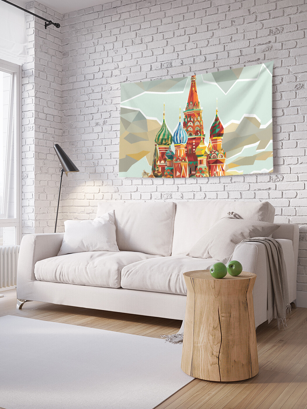 

Горизонтальное фотопанно JoyArty Полигональный собор, из ткани, 100х150 см