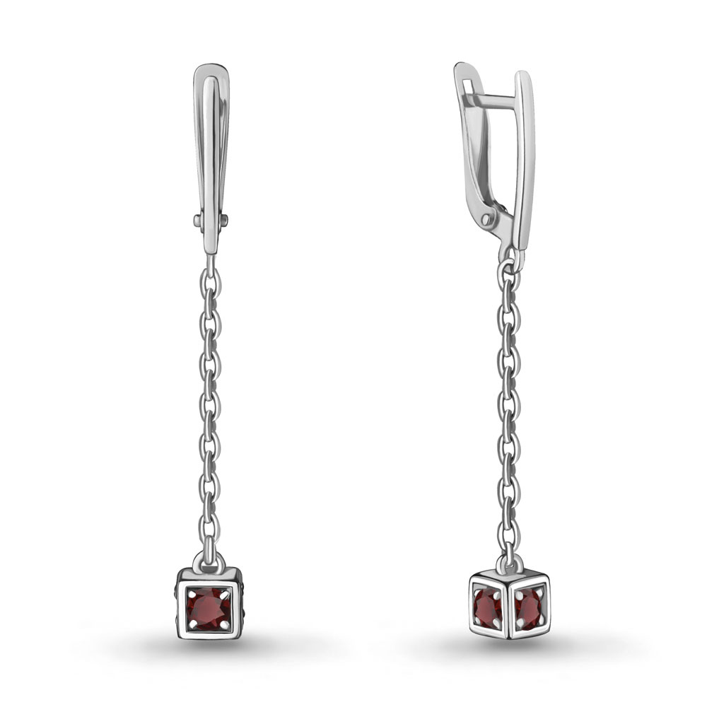 

Серьги из серебра с гранатом Aquamarine Aquamarine 4719503_925_р, 4719503_925_р