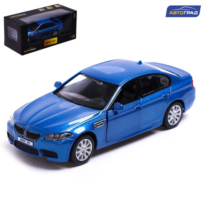 Машина металлическая BMW M5, 1:32, открываются двери, инерция, цвет синий легковая машина технопарк машина ford ecosport 12 см синий sb 18 21 n bu wb с 3 лет