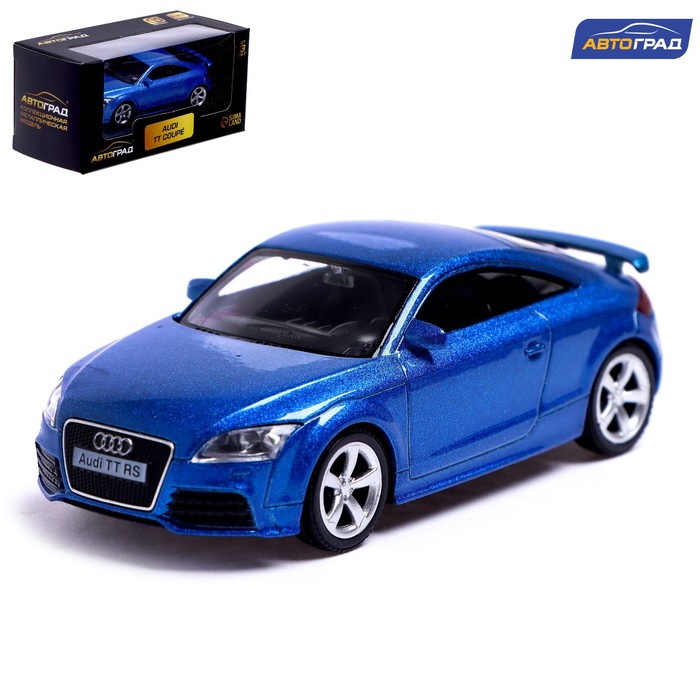 

Машина металлическая AUDI TT COUPE, 1:43, цвет синий, Металлический транспорт