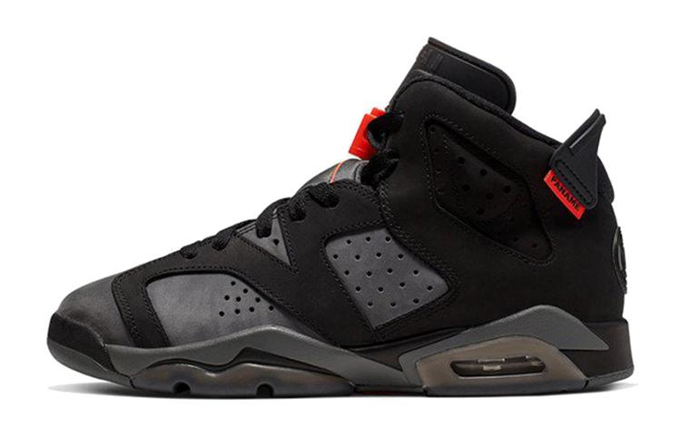 

Кроссовки унисекс Jordan Air Jordan 6 RETRO PSG GS серые 40 EU, Серый, Air Jordan 6 RETRO PSG GS