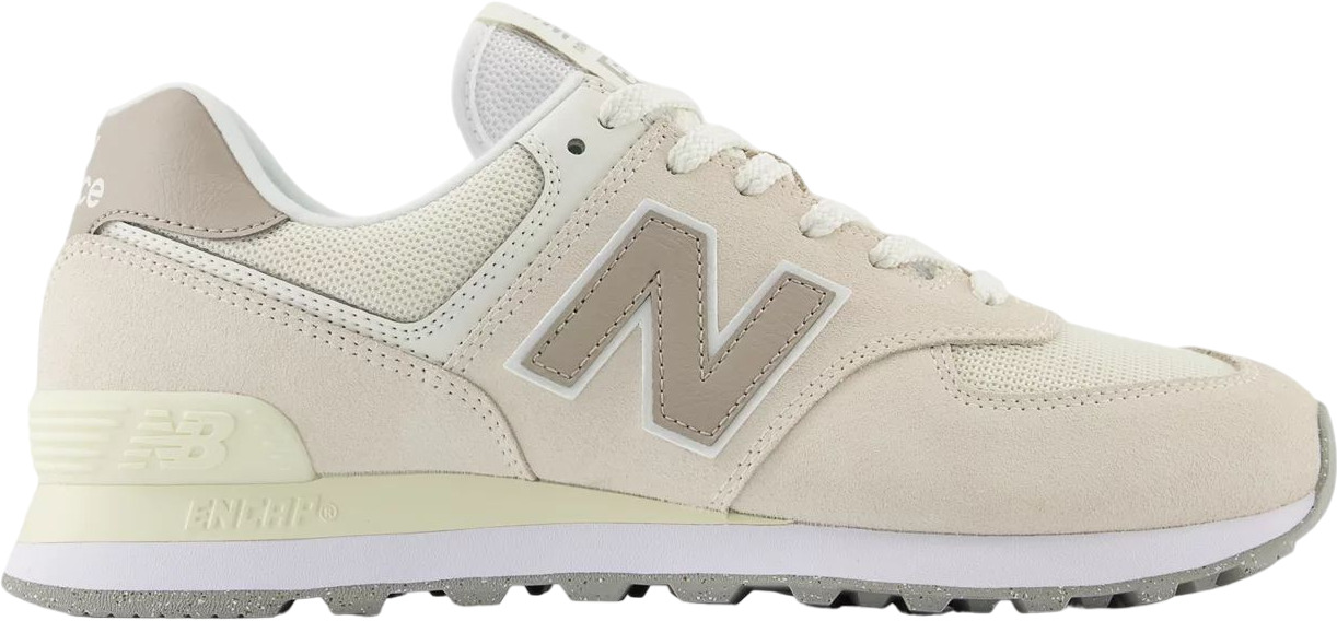 

Кроссовки унисекс New Balance 574 бежевые 11,5 US, Бежевый, 574