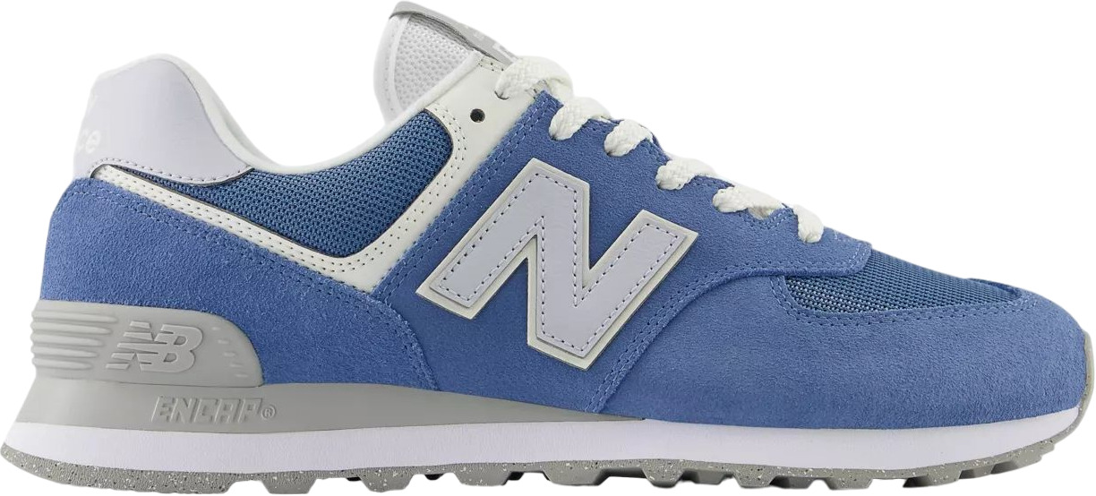 

Кроссовки унисекс New Balance 574 синие 9.5 US, Синий, 574