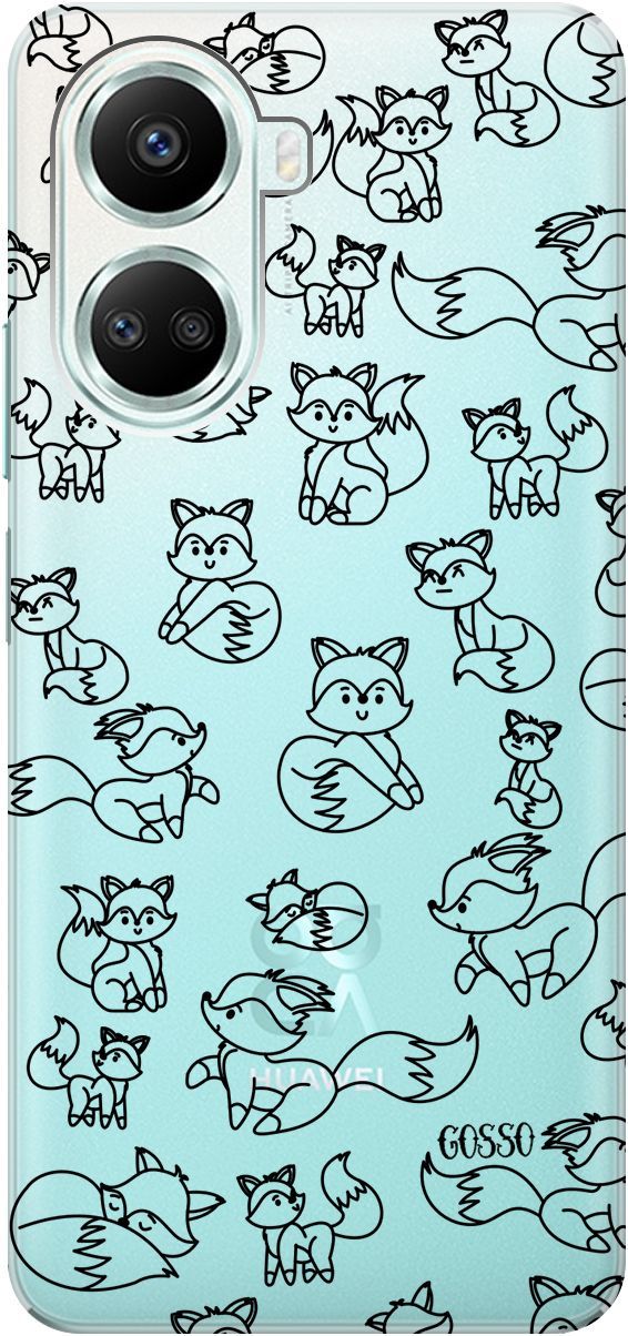Чехол на Huawei nova 10 SE с 3D принтом 