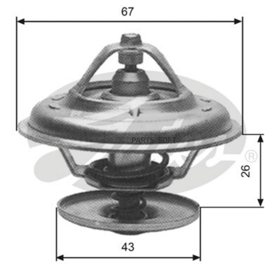 

GATES Термостат GATES TH13380G1