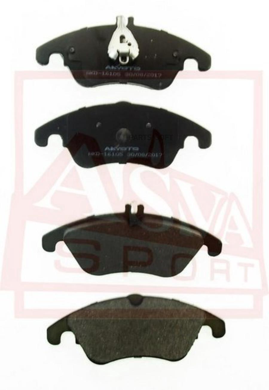 

Тормозные колодки Akyoto передние дисковые AKD16105