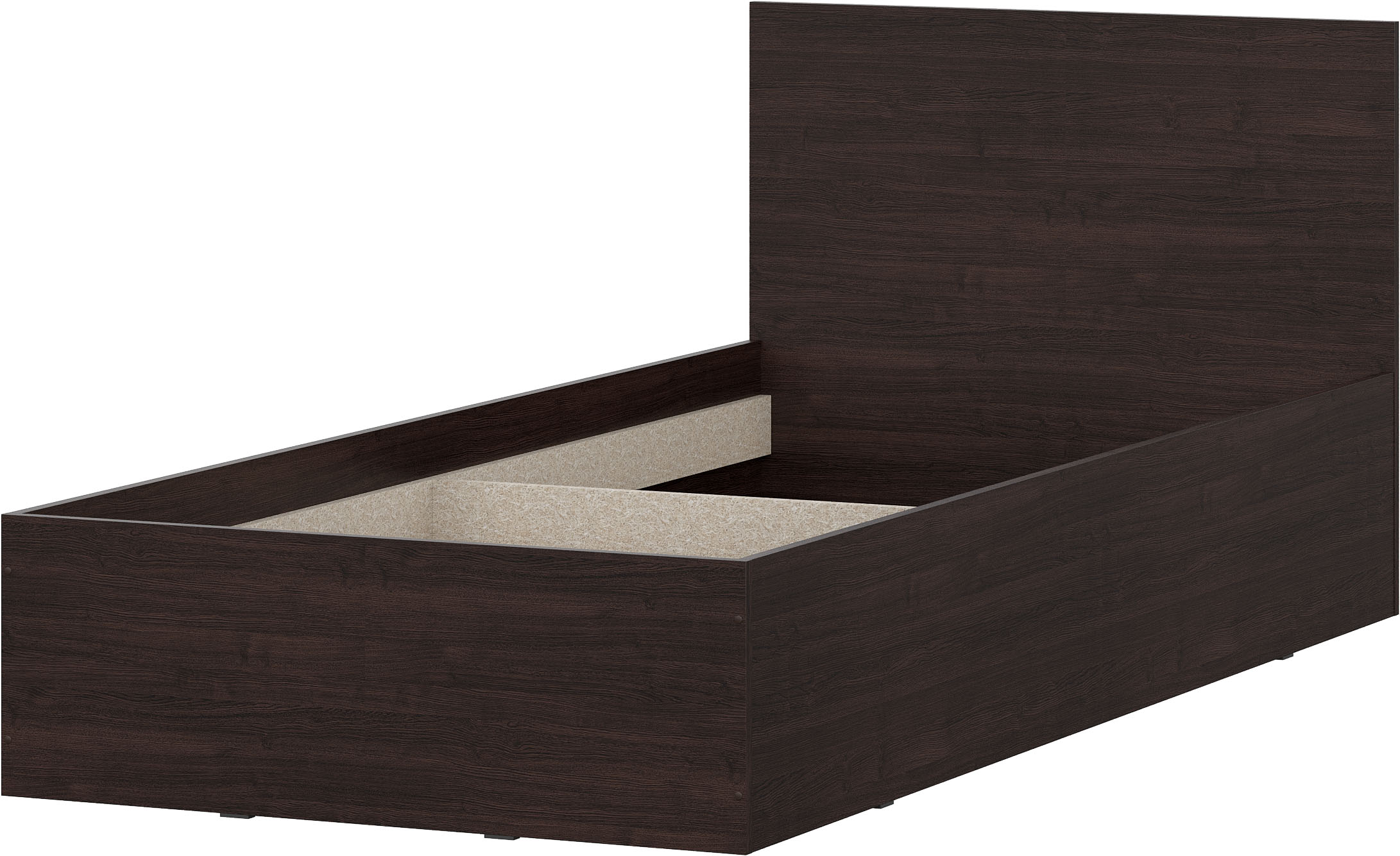 Мебель для спальни "МСП 1" Кровать одинарная 0,9*2,0" Дуб Венге