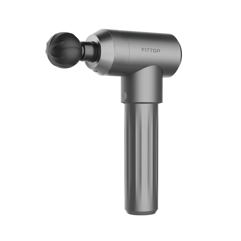 фото Умный перкуссионный массажер fittop superhit pro intelligent percussion gun серый nobrand