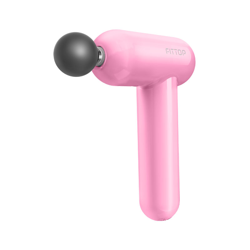 фото Перкуссионный массажер fittop superhit mini percussion gun розовый nobrand