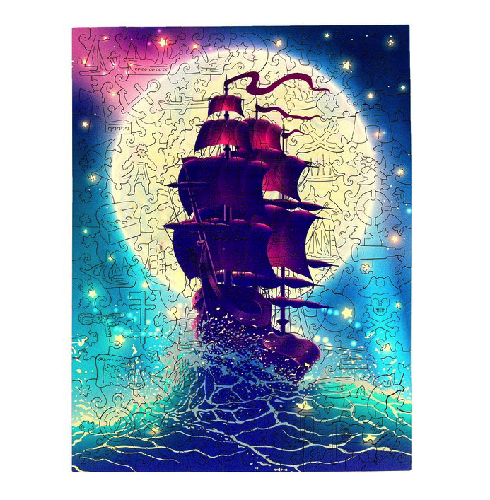 

Фигурный пазл «Корабль»