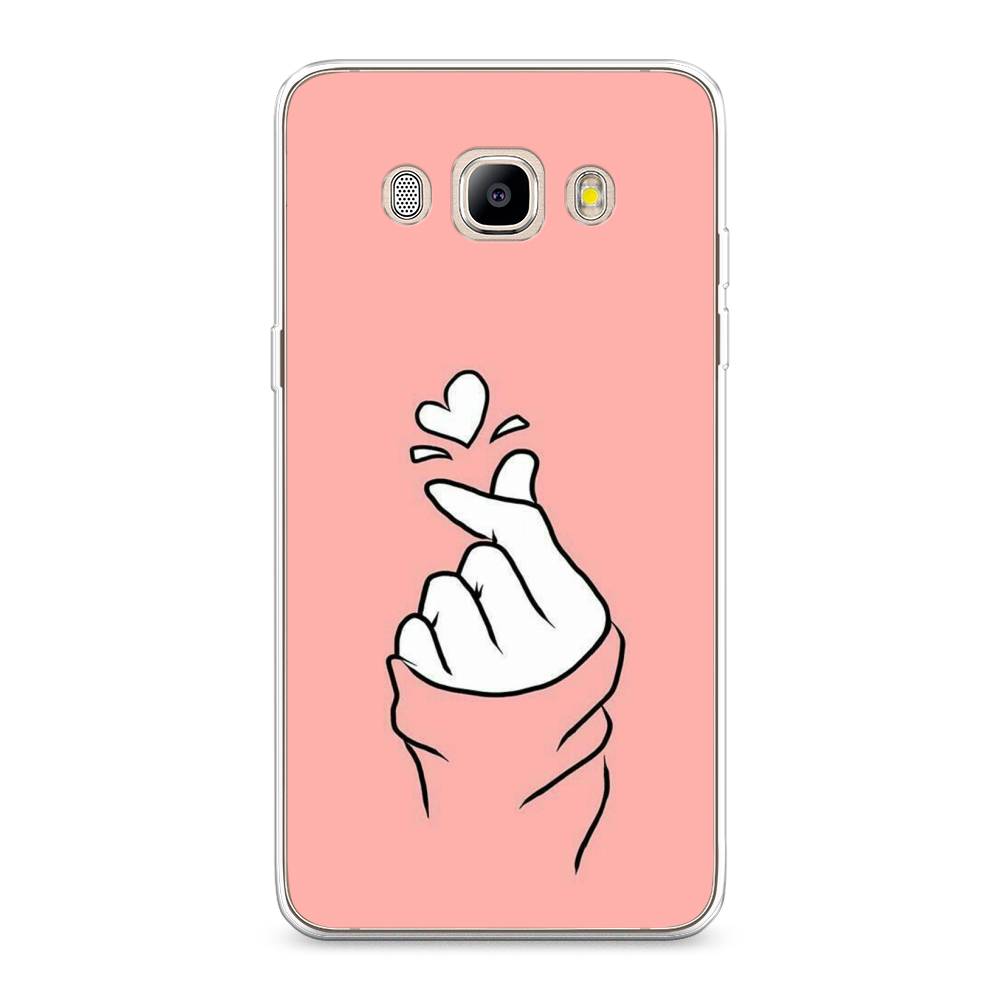 

Чехол Awog на Samsung Galaxy J5 2016 / Самсунг J5 2016 "Любовь-щелк", Оранжевый, 22750-7