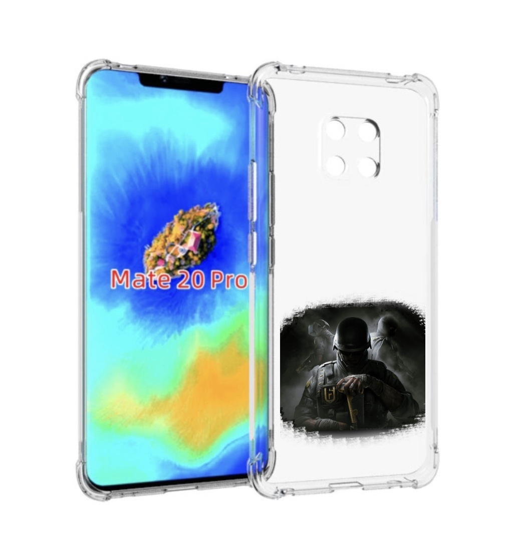 

Чехол MyPads Rainbow Six Siege для Huawei Mate 20 Pro/Mate 20 RS 6.39, Прозрачный, Tocco
