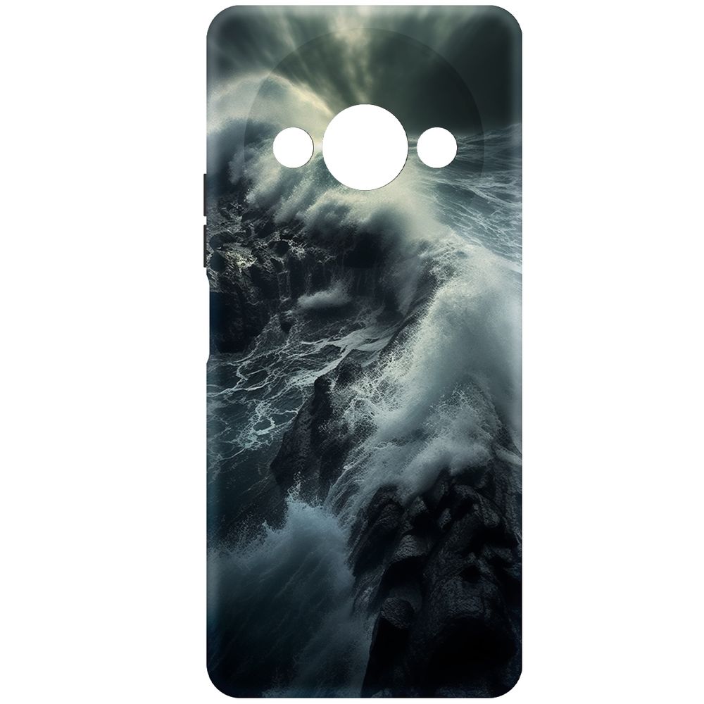 

Чехол-накладка Krutoff Soft Case Шторм для Xiaomi Redmi A3 черный
