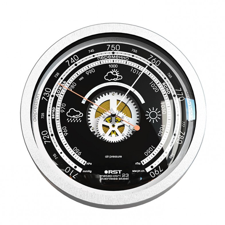 

Барометр RST07823 meteo ctrl 23 stainless steel, диам. 208 х 41 mm, meteo ctrl 23