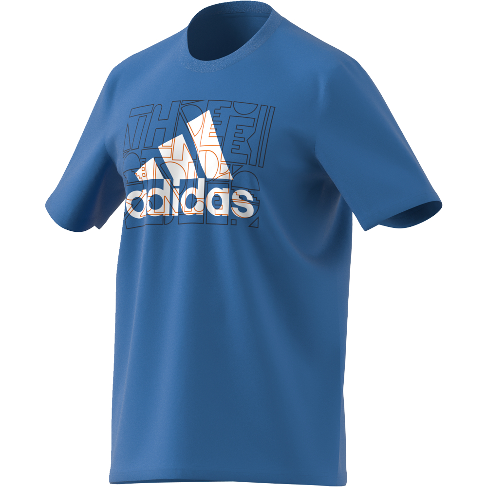 

Футболка мужская Adidas HE4818 синяя XL, HE4818
