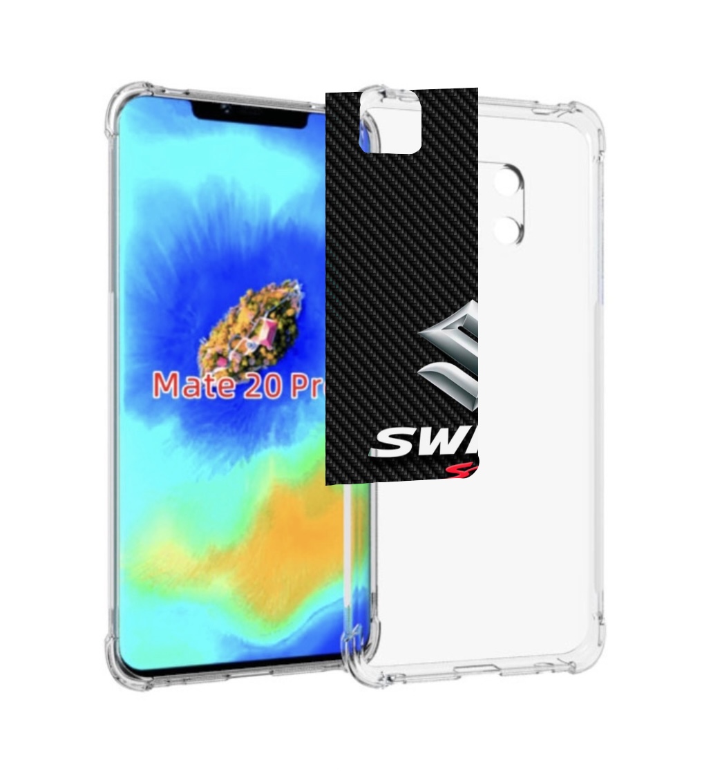 

Чехол MyPads suzuki сузуки 1 мужской для Huawei Mate 20 Pro/Mate 20 RS 6.39, Прозрачный, Tocco
