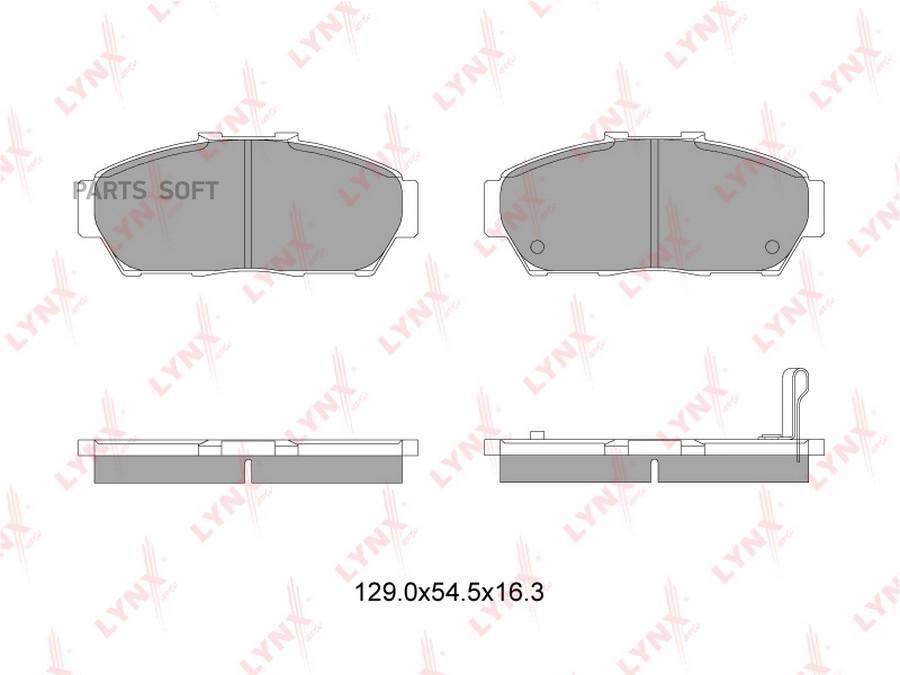 

Тормозные колодки LYNXauto передние дисковые BD3433