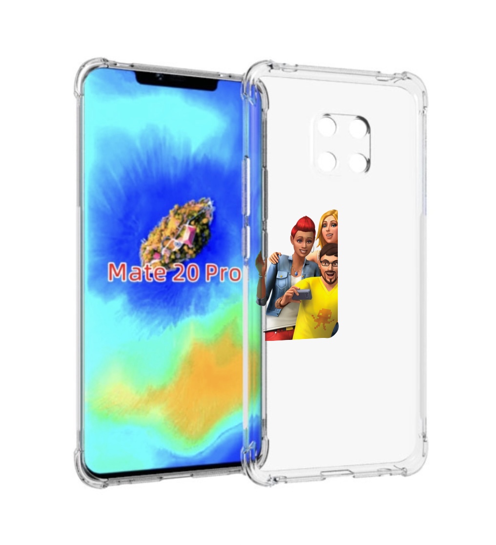 

Чехол MyPads sims для Huawei Mate 20 Pro/Mate 20 RS 6.39, Прозрачный, Tocco