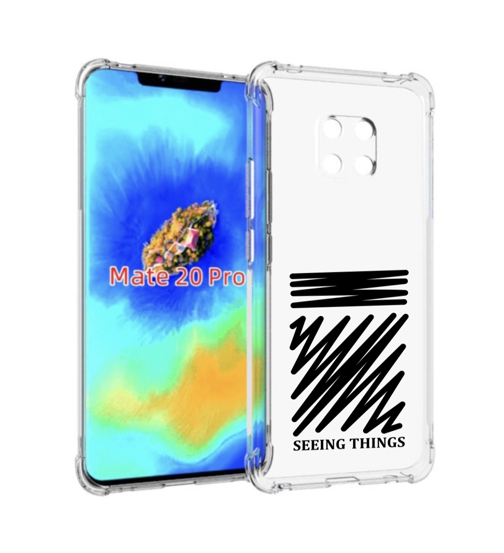 

Чехол MyPads seeing-things для Huawei Mate 20 Pro/Mate 20 RS 6.39, Прозрачный, Tocco