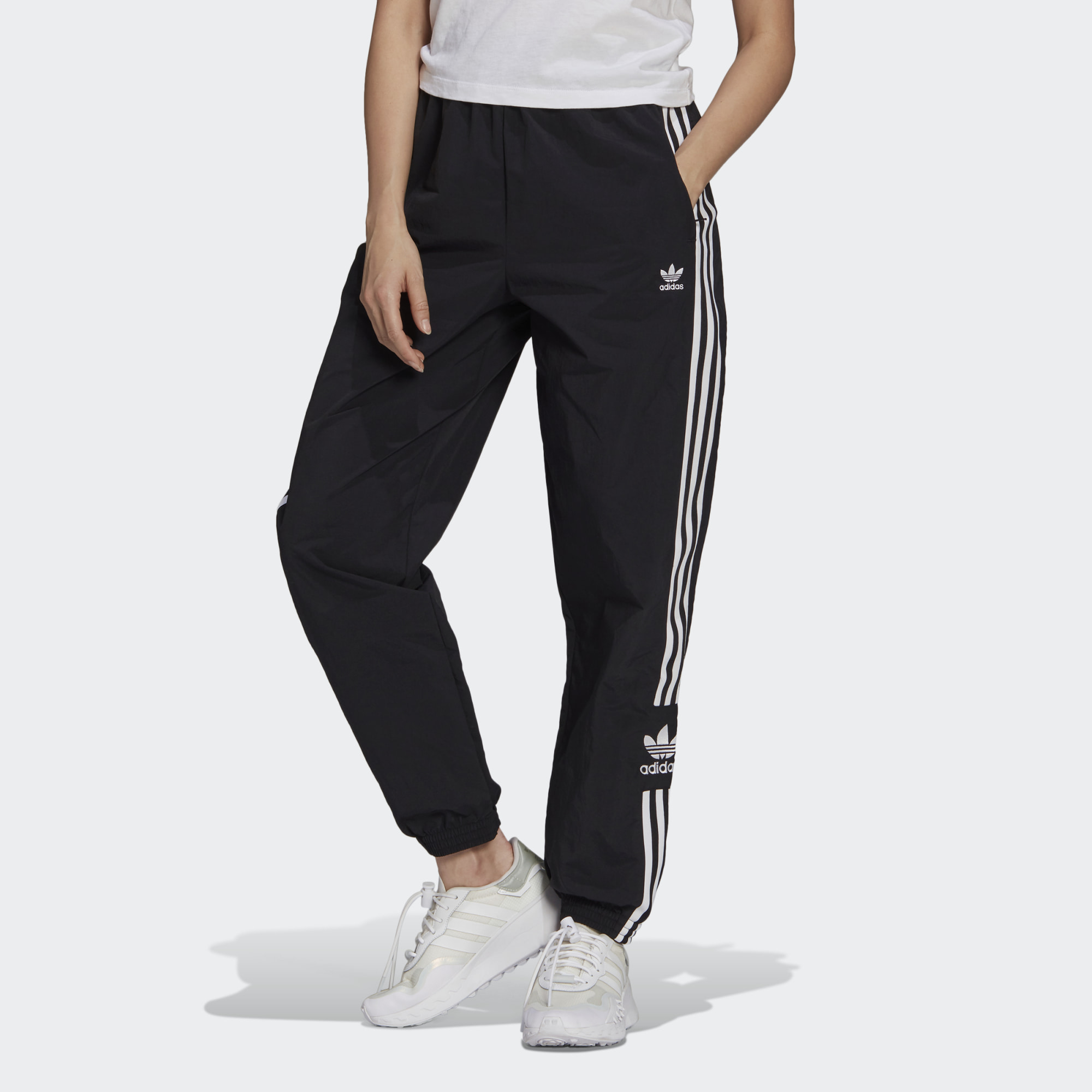 фото Спортивные брюки женские adidas h20547 черные 42 de