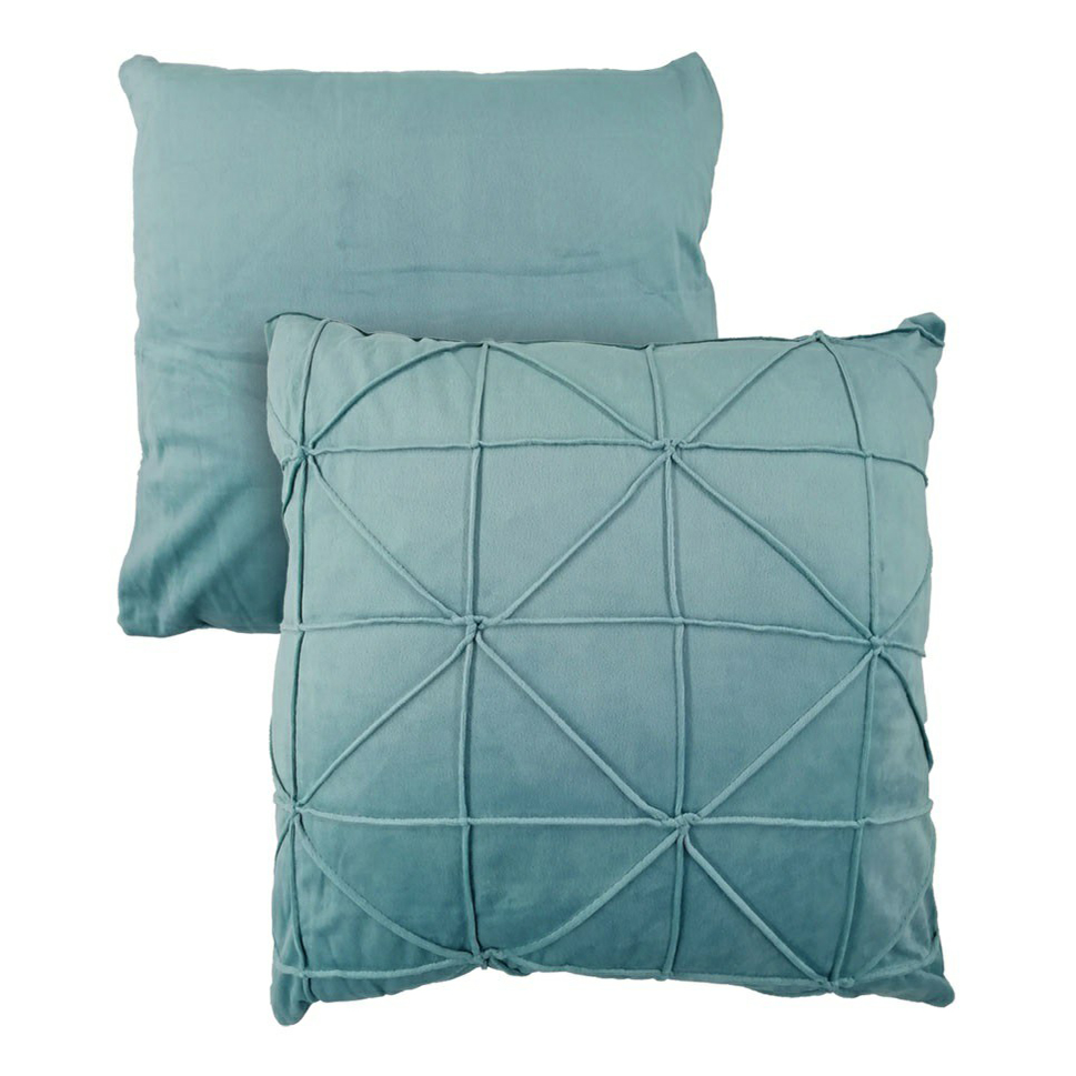 

Подушка Save&Soft 45x45 см полиэстер бирюзовая