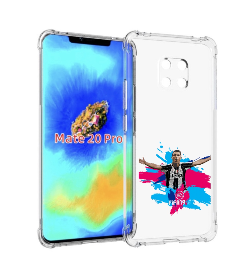 

Чехол MyPads Fifa-2022 мужской для Huawei Mate 20 Pro/Mate 20 RS 6.39, Прозрачный, Tocco