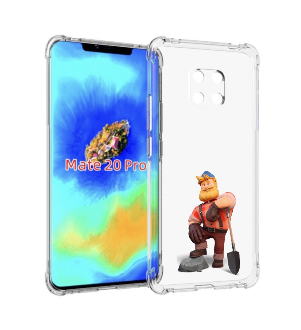 

Чехол MyPads FarmVille-2 для Huawei Mate 20 Pro/Mate 20 RS 6.39, Прозрачный, Tocco