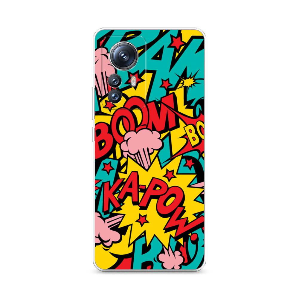 

Силиконовый чехол Awog "Постер pop art" для Xiaomi 12S Pro, Разноцветный, 316150-9