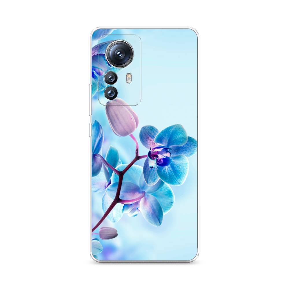 

Силиконовый чехол Awog "Голубая орхидея" для Xiaomi 12S Pro, Голубой, 316150-8