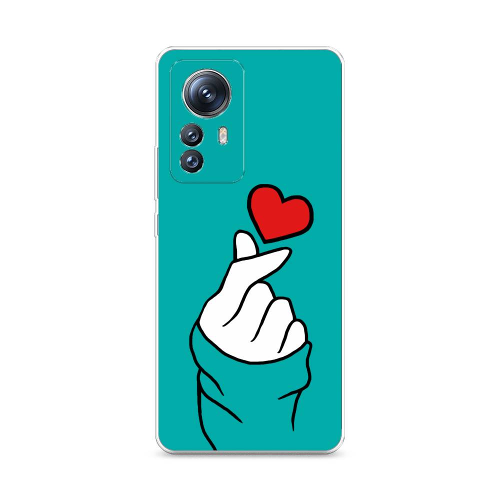 

Силиконовый чехол Awog "Маленькое сердечко" для Xiaomi 12S Pro, Бирюзовый, 316150-7