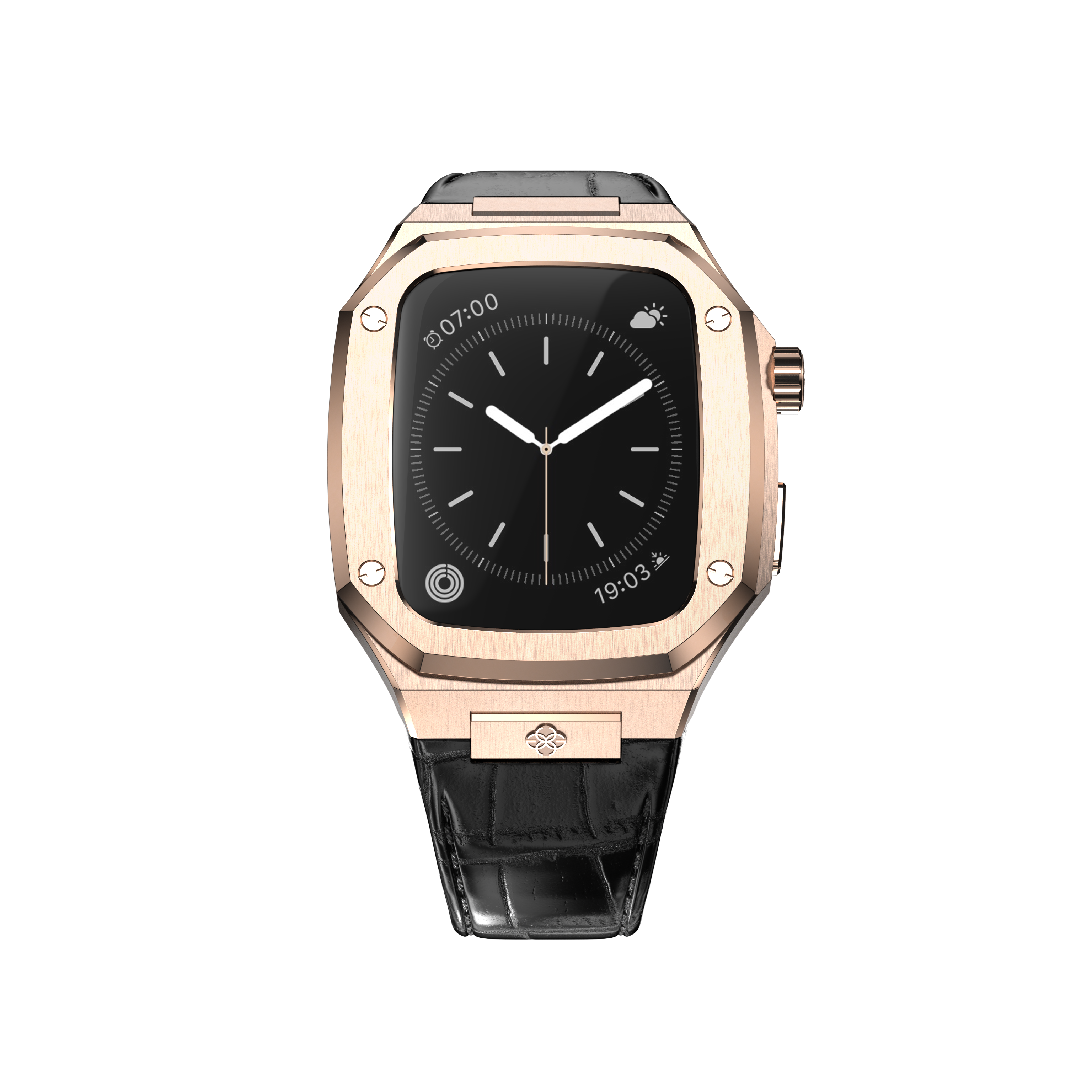 Чехол Golden Concept WC-CL44-RG-BK для смарт-часов Apple Watch Series 6 44mm черный