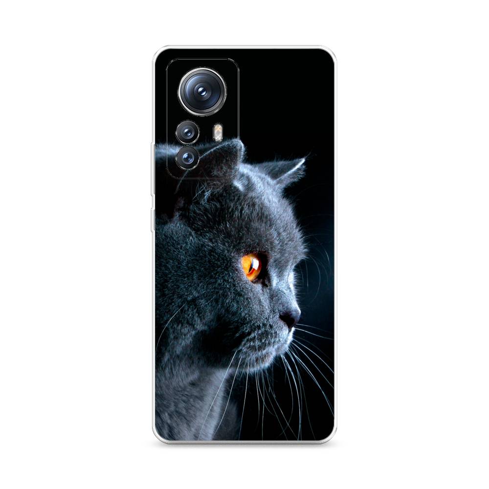

Силиконовый чехол Awog "Благородный кот британец" для Xiaomi 12S Pro, Черный, 316150-2