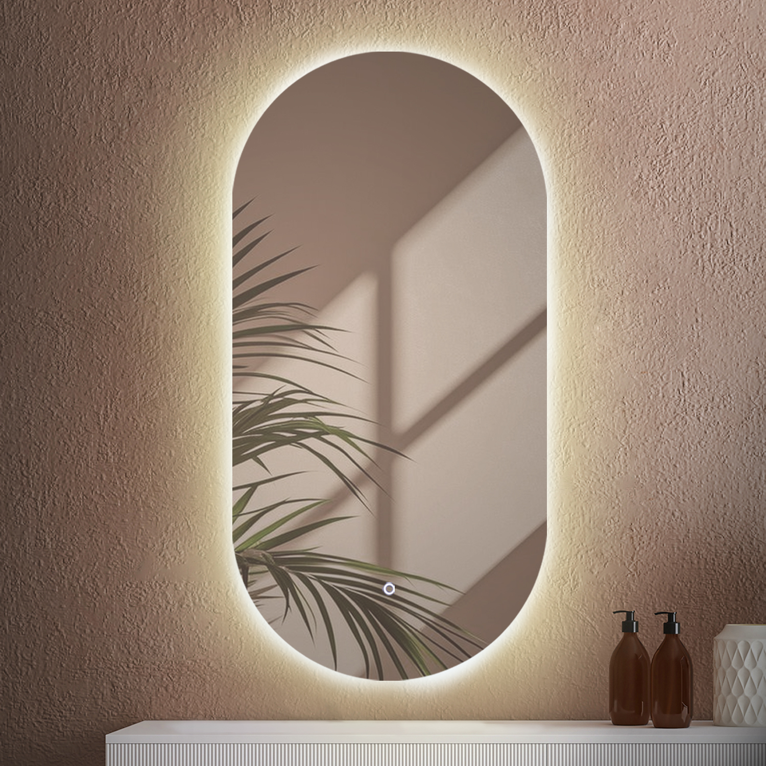 

Зеркало с подсветкой в ванную Silver Mirrors, "Гера lite" 50х100 см