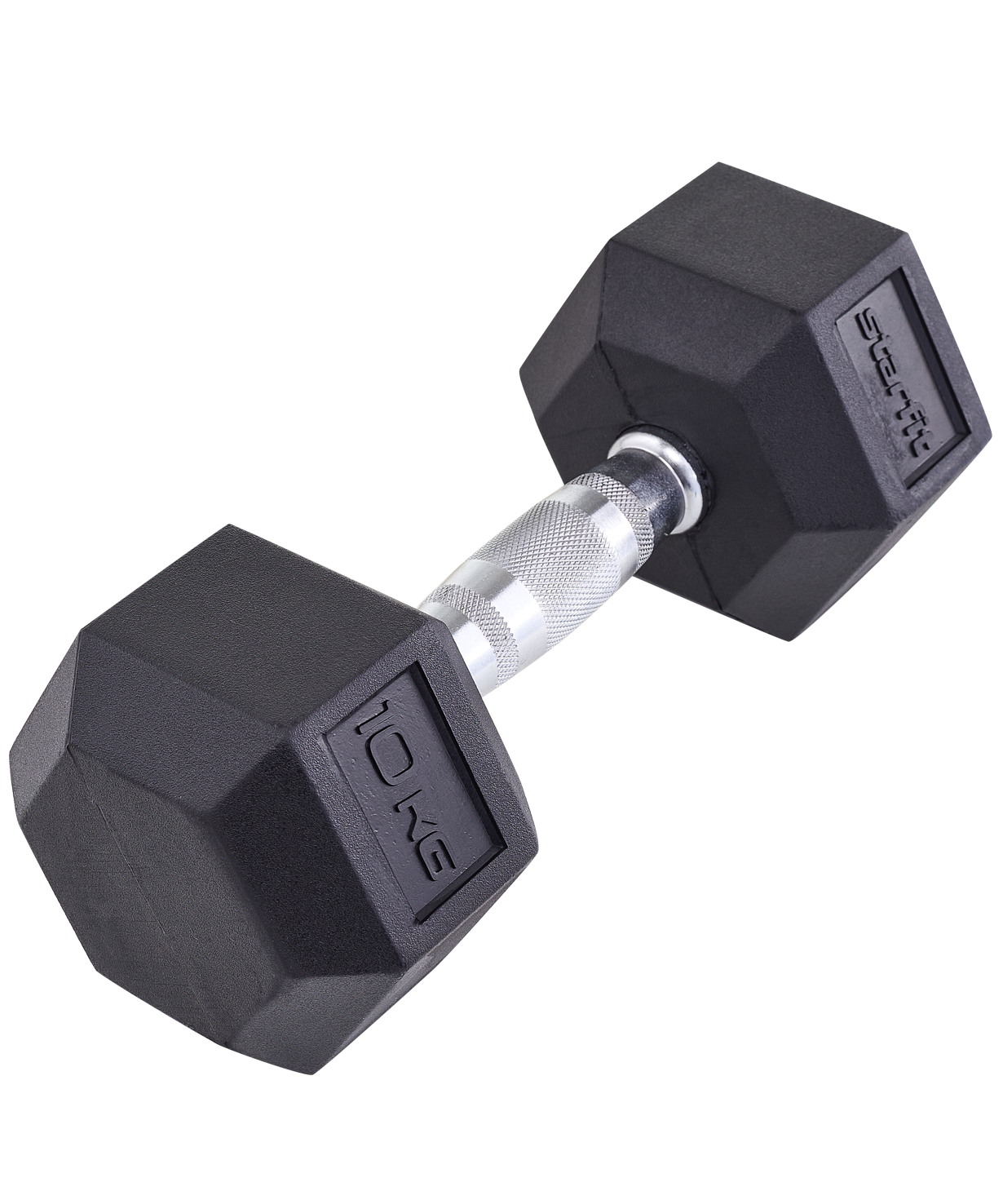 

Неразборная гантель обрезиненная StarFit DB-301 1 x 10 кг, черный, DB-301