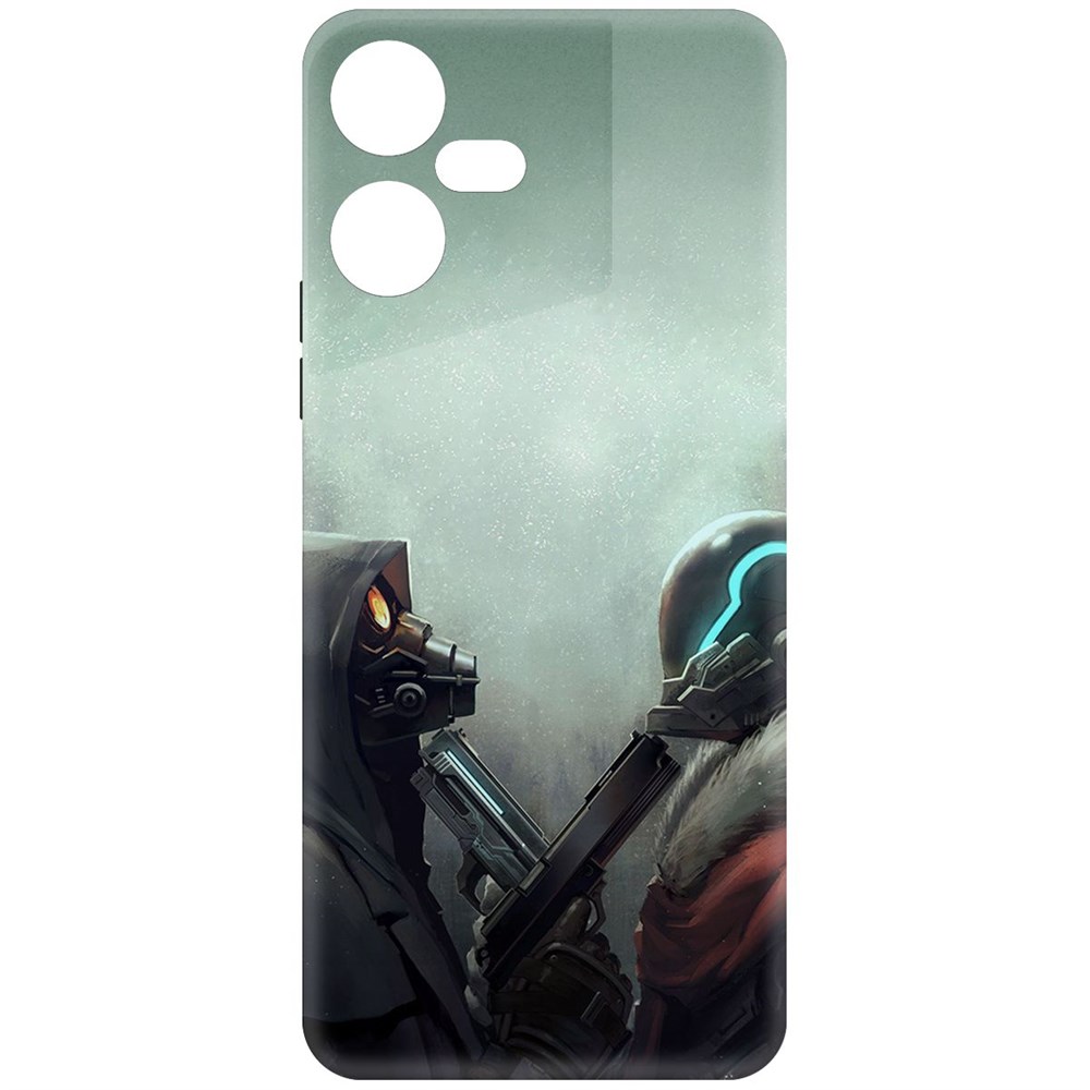 

Чехол-накладка Soft Case Cтандофф 2 (Standoff 2) - Противостояние для Tecno Pova Neo 3, Черный
