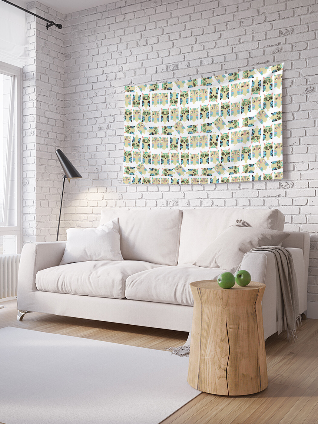 

Горизонтальное фотопанно JoyArty Орнаментальные совы, из ткани, 150х200 см