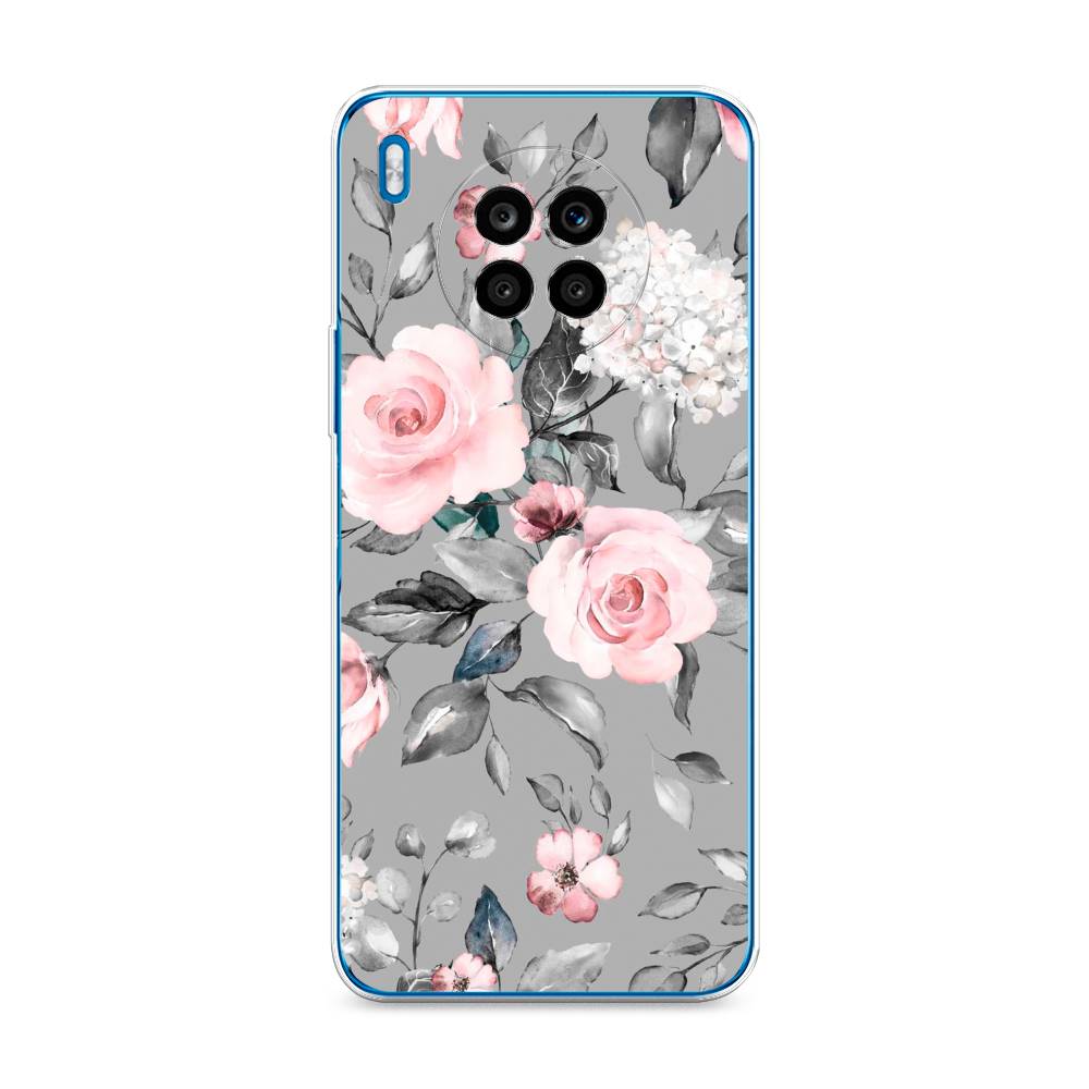 

Чехол Awog "Розы на сером" для Honor 50 Lite, 6106450-8
